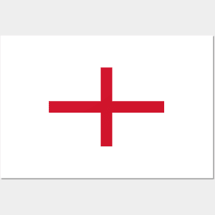 St Georges Cross England National Flag Posters and Art